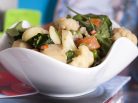 Mild Vege Curry with Spinach and Roasted Garlic