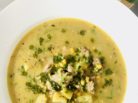 Chicken, Zucchini & Pesto Soup - Jax Hamilton Cooks